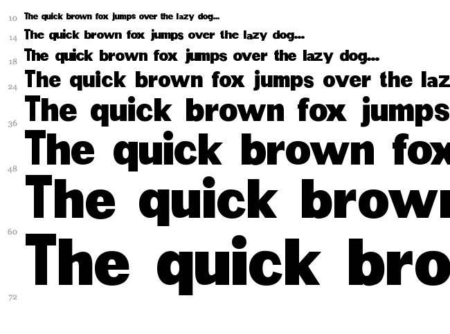 A Bug's Life font waterfall